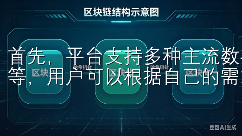 首先，平台支持多种主流数字货币的交易，包括比特币、以太坊等，用户可以根据自己的需求自由选择。